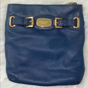 MICHAEL KORS Navy Blue Leather CrossBody ⚜️